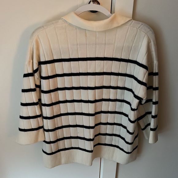 H&M Rib knit sweater with collar size S - Picture 7 of 7